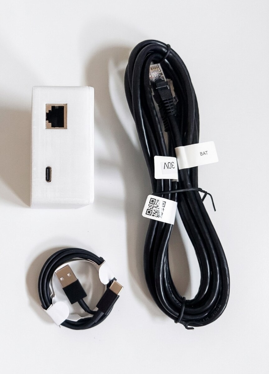 Felicity Monitor RJ45 RS485 socket and USB-C power socket